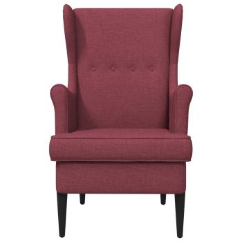 Sessel Weinrot Stoff