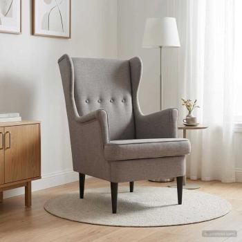 Sessel Taupe Stoff