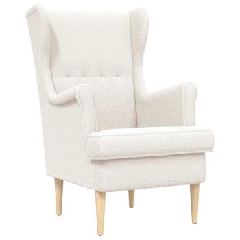 Sessel Creme Bouclé