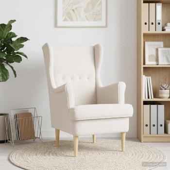 Sessel Creme Bouclé