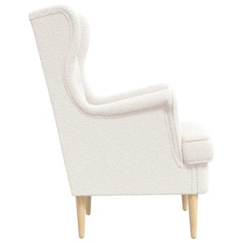 Sessel Creme Bouclé