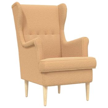 Sessel Beige Bouclé