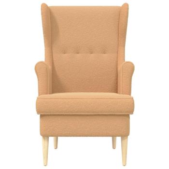 Sessel Beige Bouclé