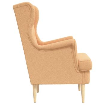 Sessel Beige Bouclé