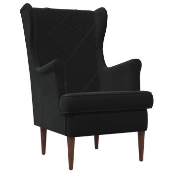 Sessel Schwarz Samt