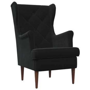 Sessel Schwarz Samt