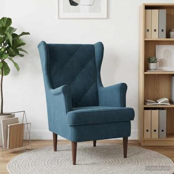 ARDEBO.de - Sessel Blau Samt