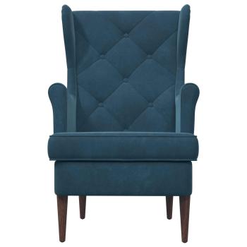 Sessel Blau Samt