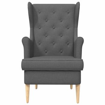Sessel Dunkelgrau Stoff