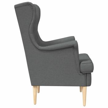 Sessel Dunkelgrau Stoff