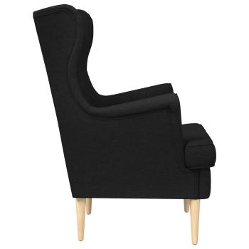 Sessel Schwarz Stoff