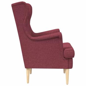 Sessel Weinrot Stoff