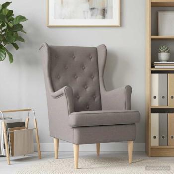 ARDEBO.de - Sessel Taupe Stoff