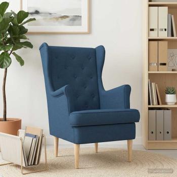 Sessel Blau Stoff