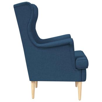 Sessel Blau Stoff