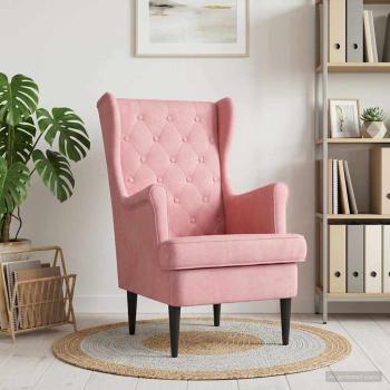 Sessel Rosa Samt