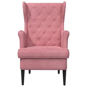 Sessel Rosa Samt