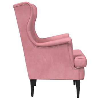 Sessel Rosa Samt