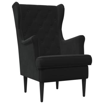 Sessel Schwarz Samt