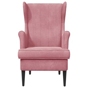 Sessel Rosa Samt