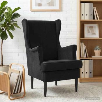 Sessel Schwarz Samt