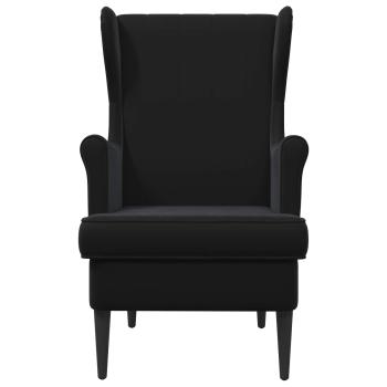 Sessel Schwarz Samt