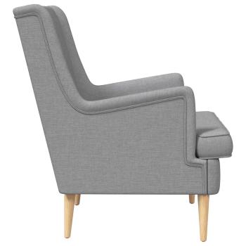 Sessel Hellgrau Stoff