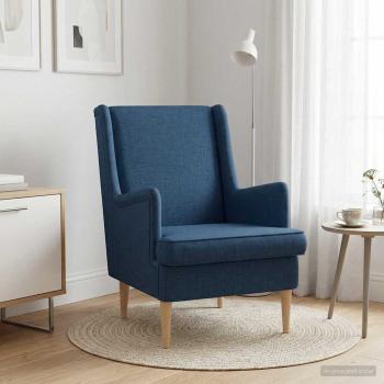 Sessel Blau Stoff
