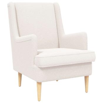 Sessel Creme Bouclé