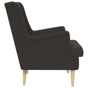 Sessel Schwarz Bouclé