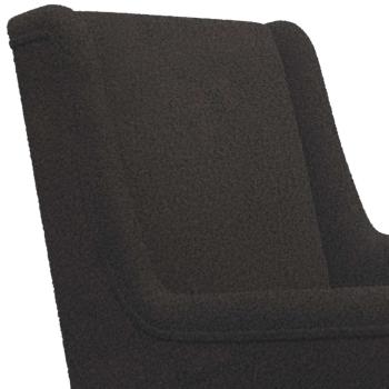 Sessel Schwarz Bouclé