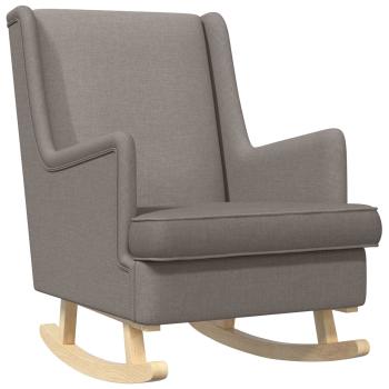 Schaukelstuhl Taupe 62 x 80 x 85 cm Stoff