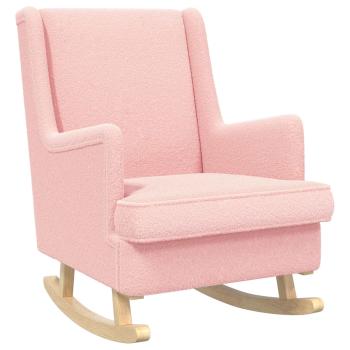 Schaukelstuhl Rosa 62 x 80 x 85 cm Bouclé