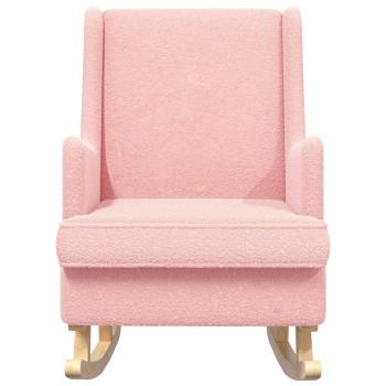 Schaukelstuhl Rosa 62 x 80 x 85 cm Bouclé