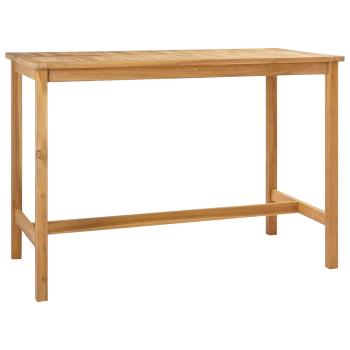 Bartisch Natur 150 x 75 x 105 cm Massivholz Teak