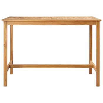 Bartisch Natur 150 x 75 x 105 cm Massivholz Teak