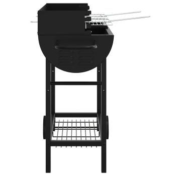 Holzkohlegrill 96,5 x 42,5 x 88,5 cm Schwarz