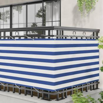 Balkonsichtschutz 100 x 300 cm Oxford-Stoff Rechteckig