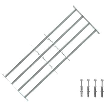 ARDEBO.de - Sicherheitsgitter für Fenster mit 4 Querstangen 3 stk.