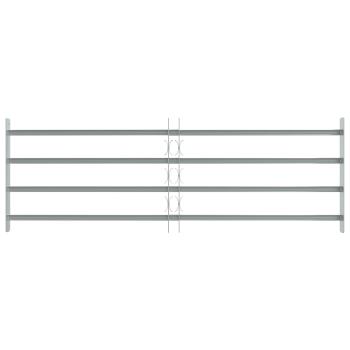 Sicherheitsgitter für Fenster mit 4 Querstangen 3 stk.