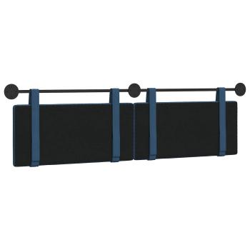 Hängendes Kopfteil Blau Stoff