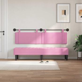 Hängendes Kopfteil Rosa Stoff