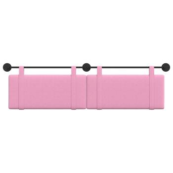 Hängendes Kopfteil Rosa Stoff