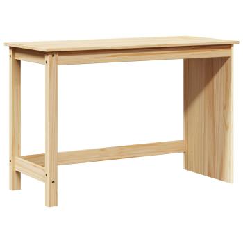 Schreibtisch Braun 112 x 50 x 75 cm Massivholz Kiefer