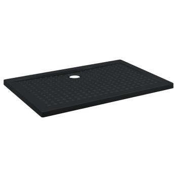 Duschbodenablage mit Punkten 120 x 80 x 4 cm ABS Schwarz