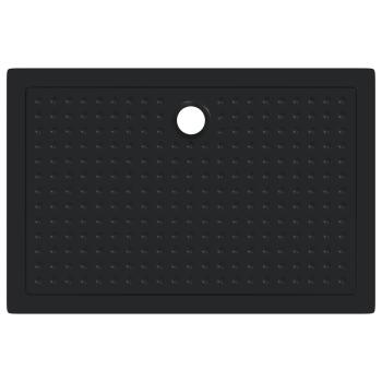 Duschbodenablage mit Punkten 120 x 80 x 4 cm ABS Schwarz