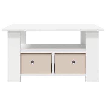 Couchtisch Weiß 77 x 55 x 42 cm Holzwerkstoff