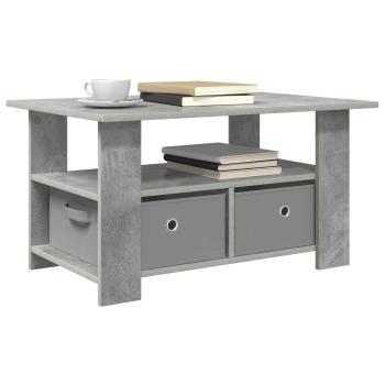 Couchtisch Beton Grau 77 x 55 x 42 cm Holzwerkstoff