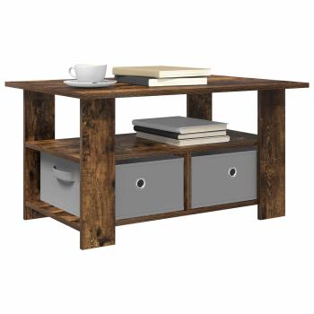 Couchtisch Geräucherte Eiche 77 x 55 x 42 cm Holzwerkstoff