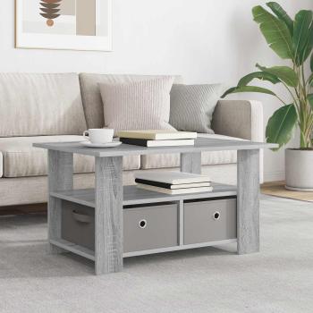 ARDEBO.de - Couchtisch Graues Sonoma 77 x 55 x 42 cm Holzwerkstoff